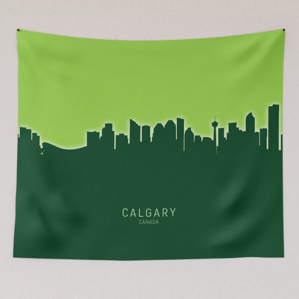 Item preview, Calgary Canada Skyline designed and sold by ArtPrints.