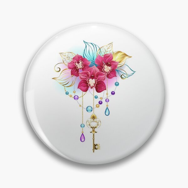 Item preview, Pink Orchid with Gold Key designed and sold by Blackmoon9.