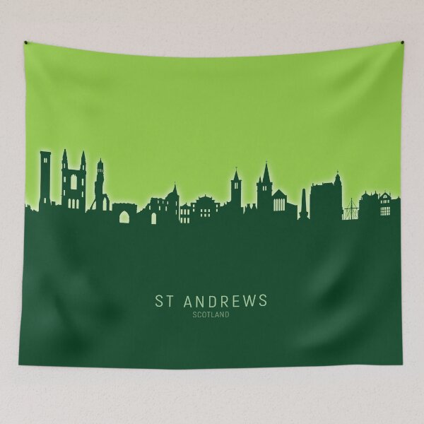 Item preview, St Andrews Scotland Skyline designed and sold by ArtPrints.