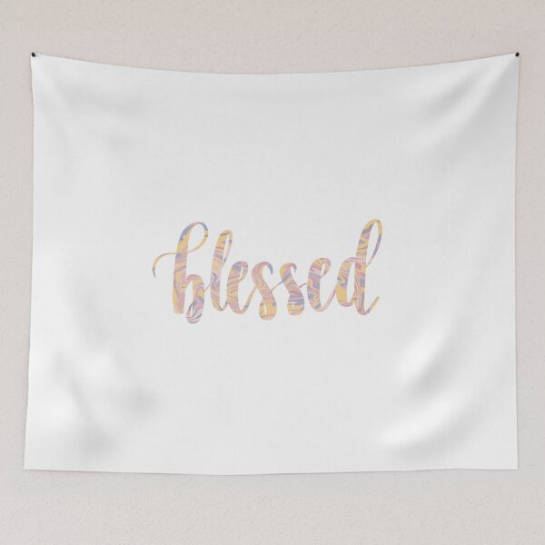 Item preview, Blessed Cursive Tie Dye designed and sold by abbeygfrerer.