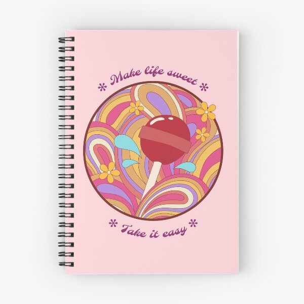 Item preview, Psychedelic lollipop 1970 Vintage Illustration Make Life Sweet designed and sold by javes93.