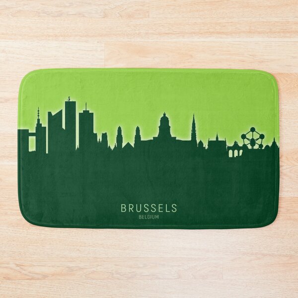 Item preview, Brussels Belgium Skyline designed and sold by ArtPrints.