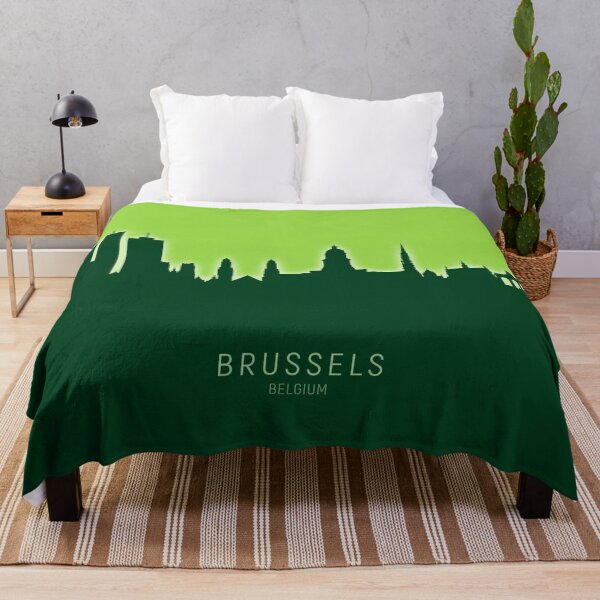 Item preview, Brussels Belgium Skyline designed and sold by ArtPrints.
