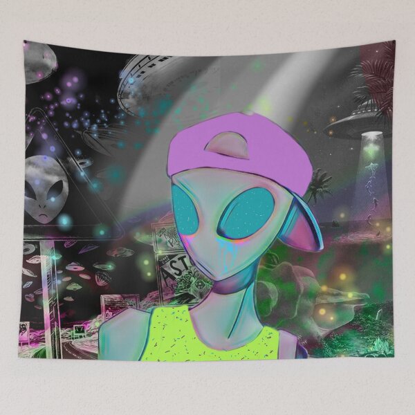 Item preview, Alien Vacation spot designed and sold by Savannah Campbell.