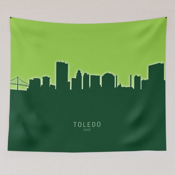 Item preview, Toledo Ohio Skyline designed and sold by ArtPrints.