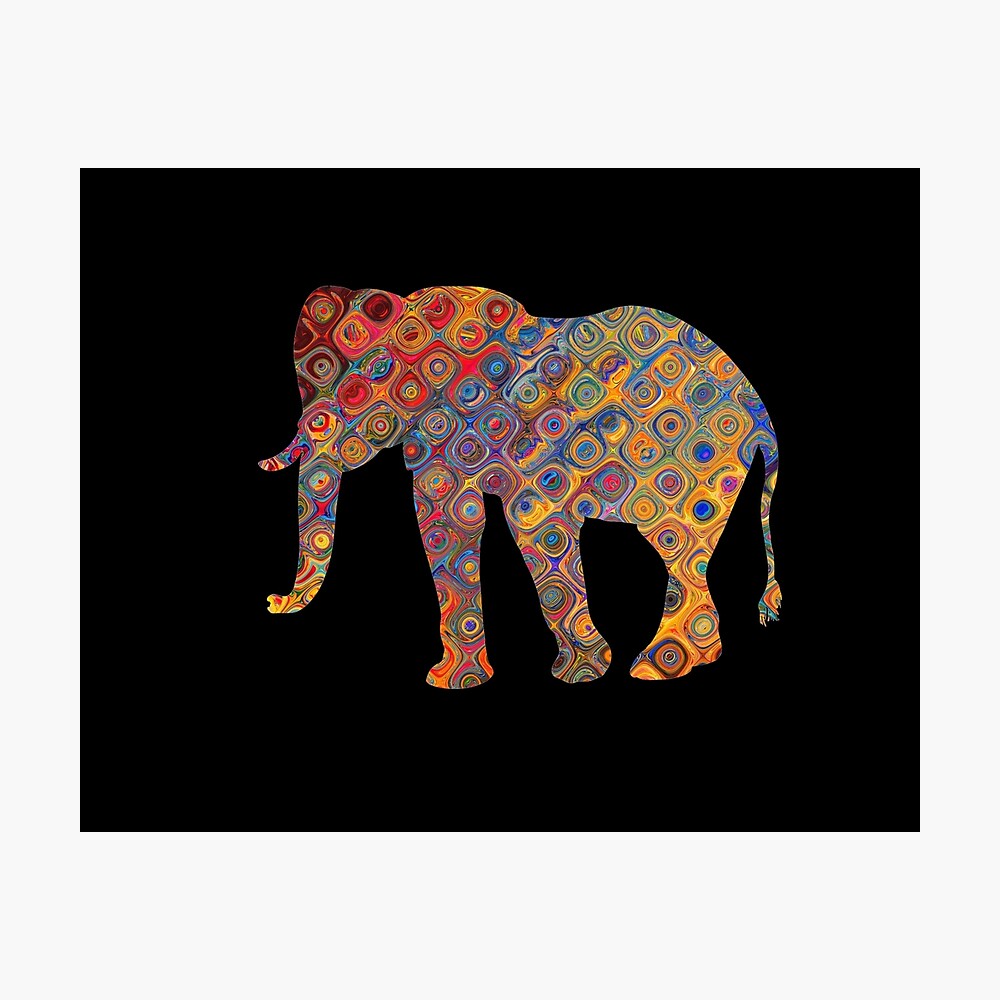 Elephant Mandela Elephant Shirt Gift for Elephant Lover Gift Elephant Shirt Women Save the Elephants Zoo Animal Shirt Bohemian Elephant