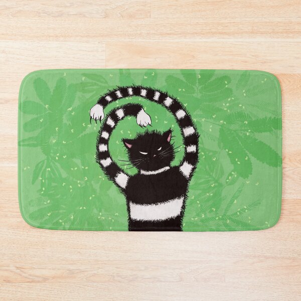 Item preview, Weird Cat In Spring Greenery designed and sold by Boriana Giormova.