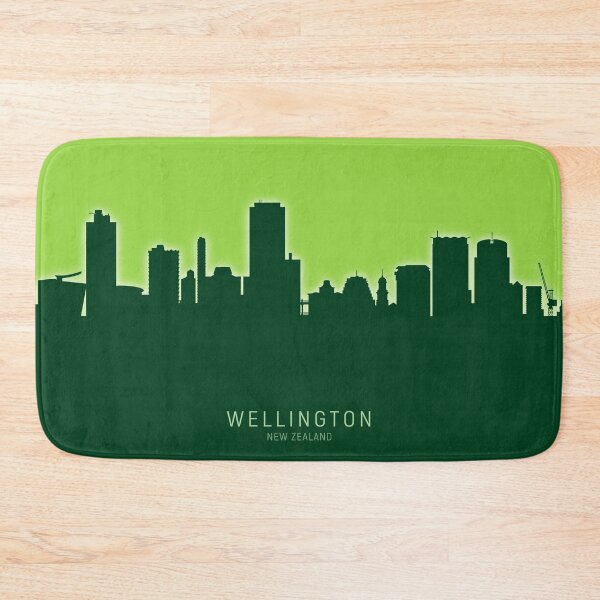 Item preview, Wellington New Zealand Skyline designed and sold by ArtPrints.
