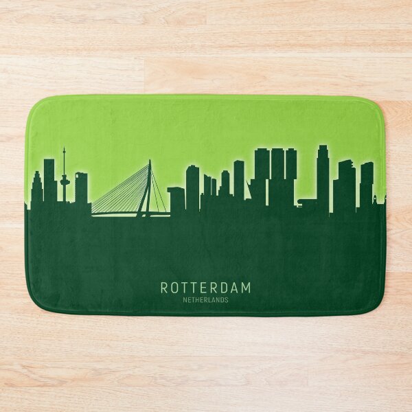 Item preview, Rotterdam The Netherlands Skyline designed and sold by ArtPrints.