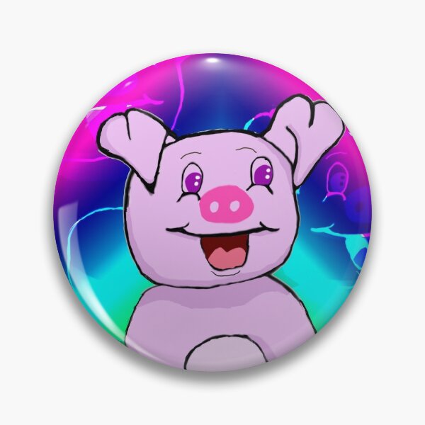 Piggy Pins And Buttons Redbubble - roblox farm world barn location