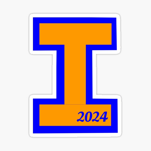 University Of Illinois 2024 Sticker By Alow18 Redbubble   St,small,507x507 Pad,600x600,f8f8f8 