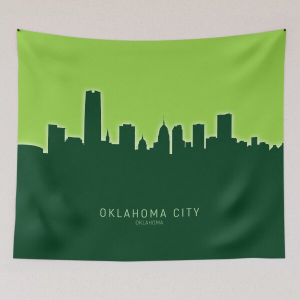 Aperçu de l'œuvre Oklahoma City Skyline créée et vendue par ArtPrints.
