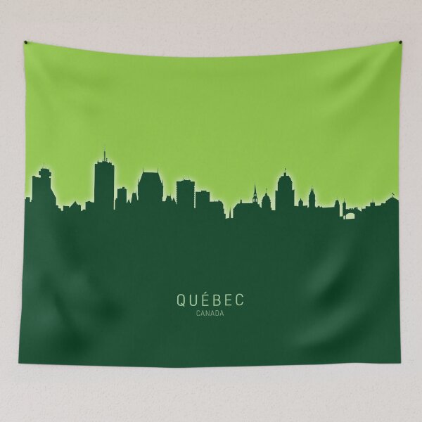 Item preview, Québec Canada Skyline designed and sold by ArtPrints.