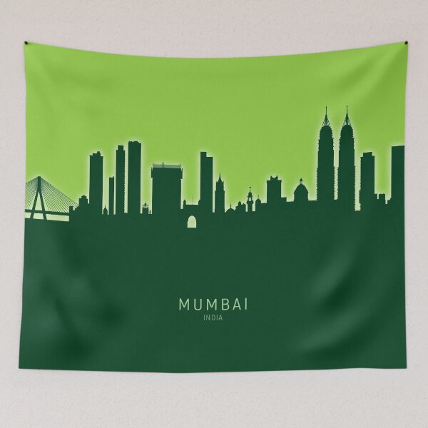 Item preview, Mumbai Skyline India Bombay designed and sold by ArtPrints.