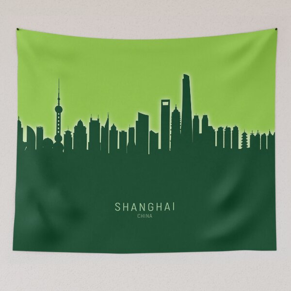 Item preview, Shanghai China Skyline designed and sold by ArtPrints.