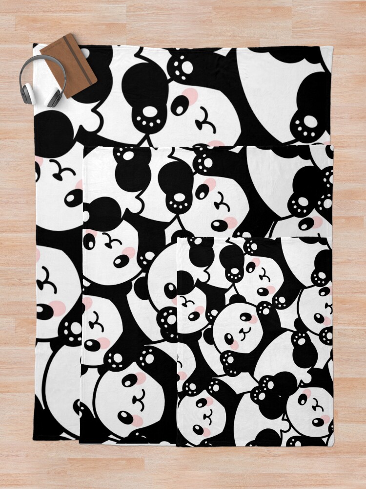 "pandas" Throw Blanket for Sale by Babmk Redbubble
