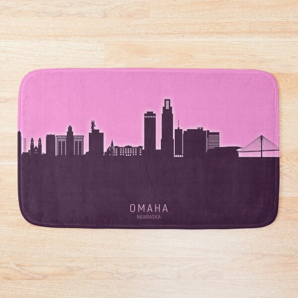 Item preview, Omaha Nebraska Skyline designed and sold by ArtPrints.