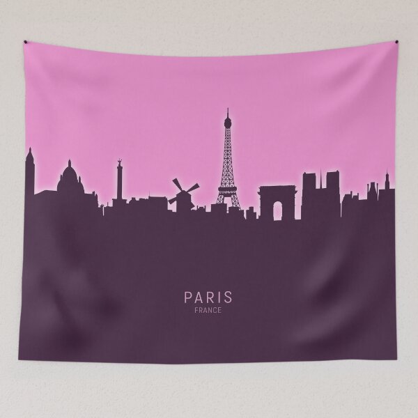 Item preview, Paris France Skyline designed and sold by ArtPrints.