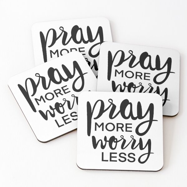 Item preview, Pray More Worry Less designed and sold by themoodydecor.