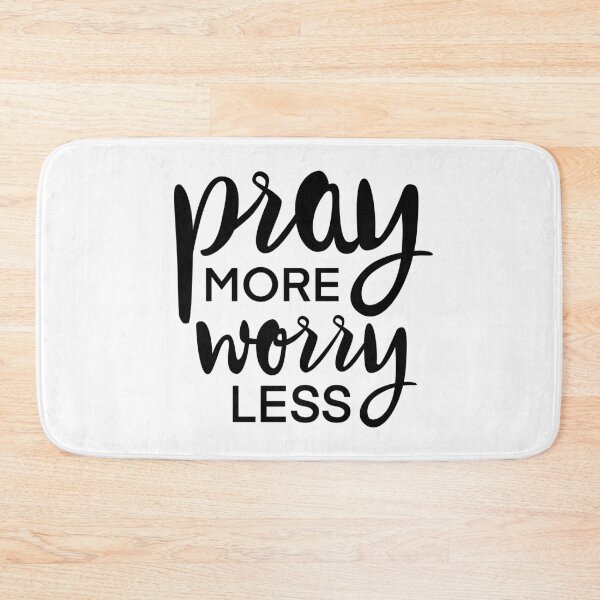 Item preview, Pray More Worry Less designed and sold by themoodydecor.