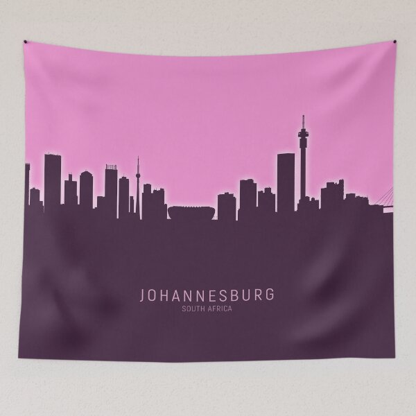 Item preview, Johannesburg South Africa Skyline designed and sold by ArtPrints.