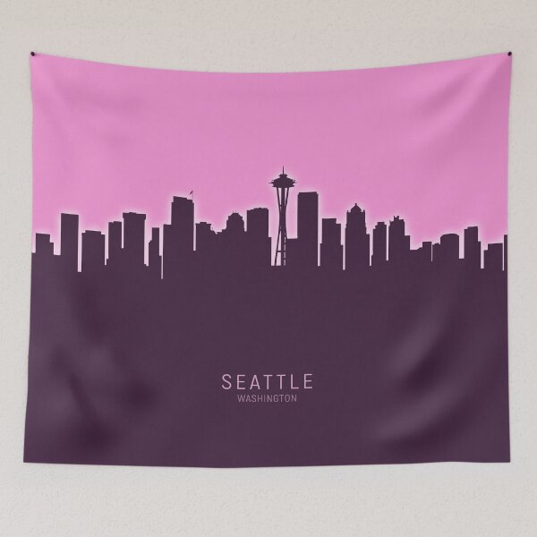 Item preview, Seattle Washington Skyline designed and sold by ArtPrints.