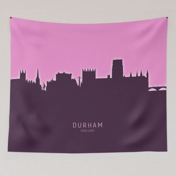 Item preview, Durham England Skyline Cityscape designed and sold by ArtPrints.