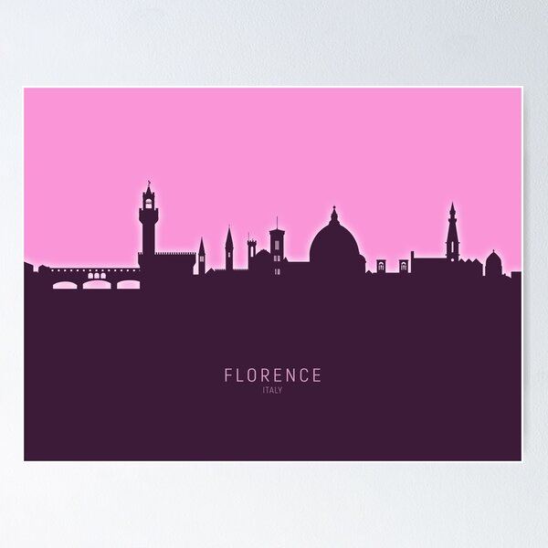 Item preview, Florence Italy Skyline designed and sold by ArtPrints.
