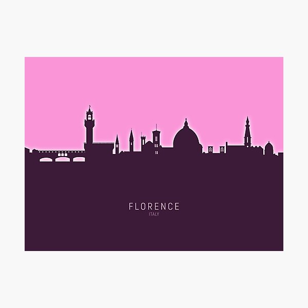 Item preview, Florence Italy Skyline designed and sold by ArtPrints.
