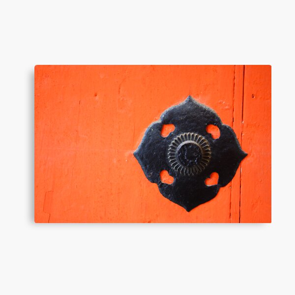Shrine door Canvas Print