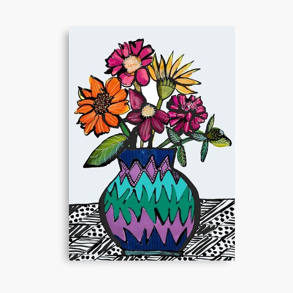 Azziz's Flowers Canvas Print