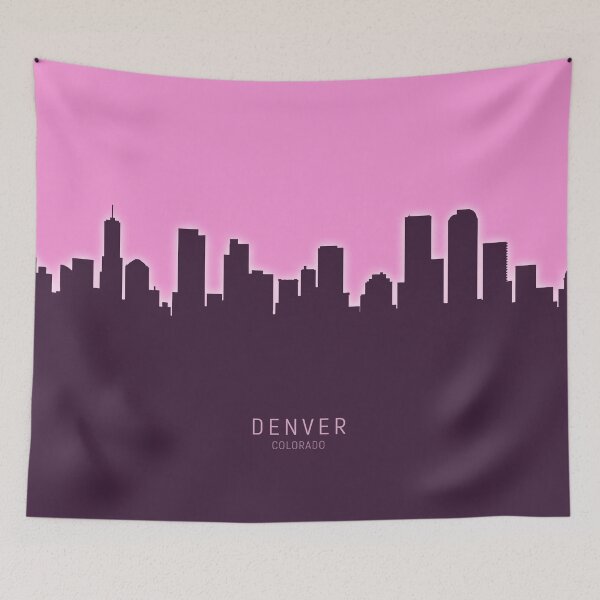 Item preview, Denver Colorado Skyline designed and sold by ArtPrints.