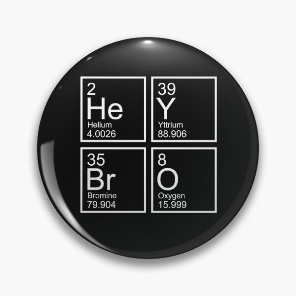 Item preview, Hey Bro Periodic Table Elements Funny Creative Saying Gift For Brother Friend Chemistry Science Pun Lover  designed and sold by alenaz.