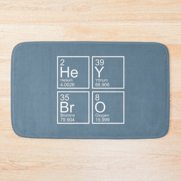 Item preview, Hey Bro Periodic Table Elements Funny Creative Saying Gift For Brother Friend Chemistry Science Pun Lover  designed and sold by alenaz.