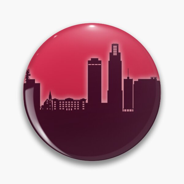 Item preview, Omaha Nebraska Skyline designed and sold by ArtPrints.