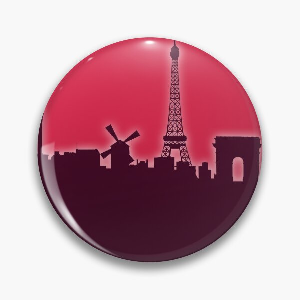 Artikelvorschau, Paris France Skyline entworfen und verkauft von ArtPrints.