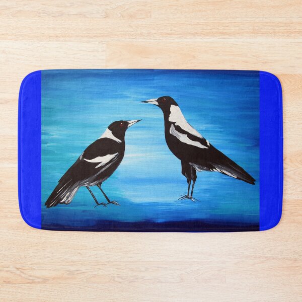 Item preview, magpies and blue sky designed and sold by cathyjacobs.