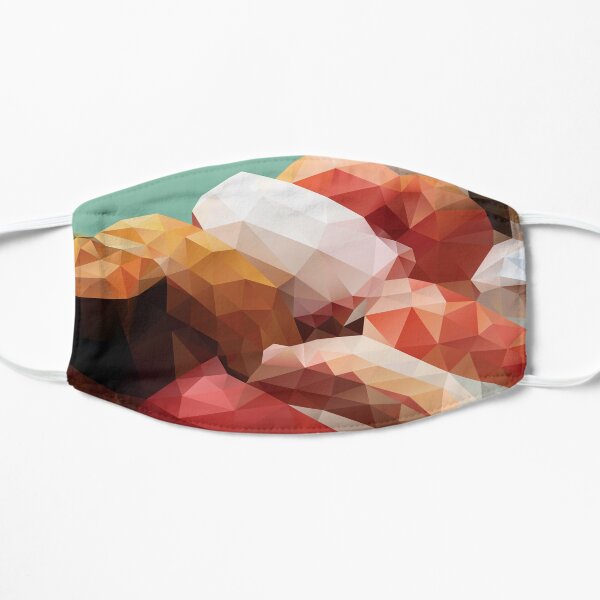 Nigiri Sushi Platter Polygon Art Mask