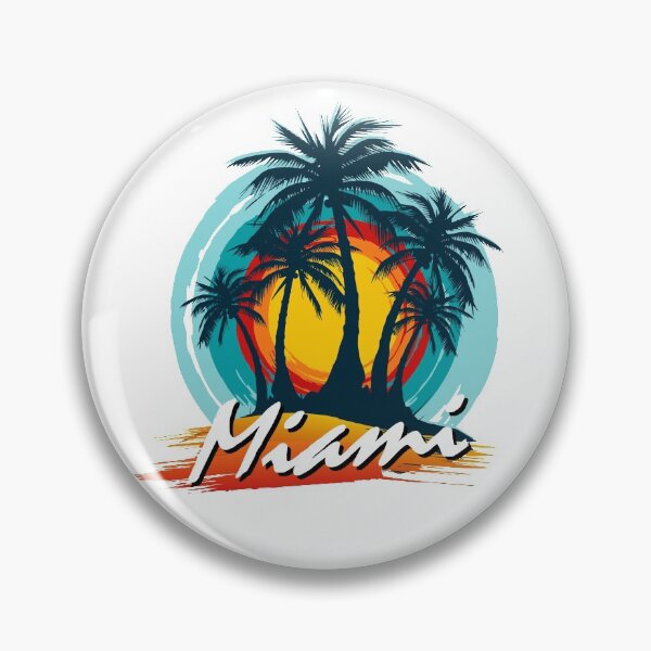 Item preview, Miami city Florida State Palms Beach Sun Summer paradise vacation  designed and sold by alenaz.