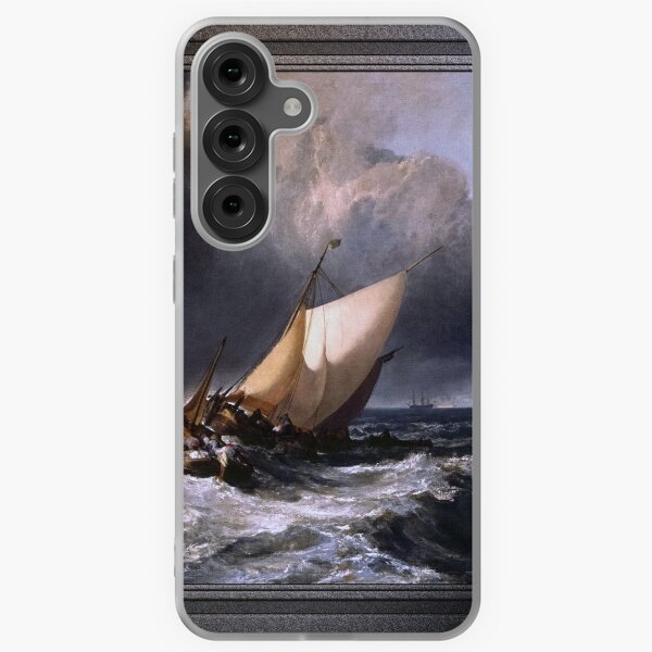 Item preview, Dutch Fishing Boats In A Storm by Joseph Mallord William Turner designed and sold by Xzendor7 Digital Art Creations.