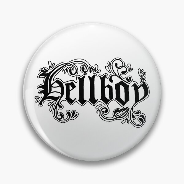 Item preview, Lil Peep Hellboy Text Tattoo Design designed and sold by nmrkdesigns.