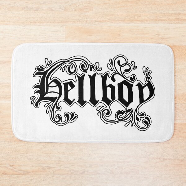 Item preview, Lil Peep Hellboy Text Tattoo Design designed and sold by nmrkdesigns.