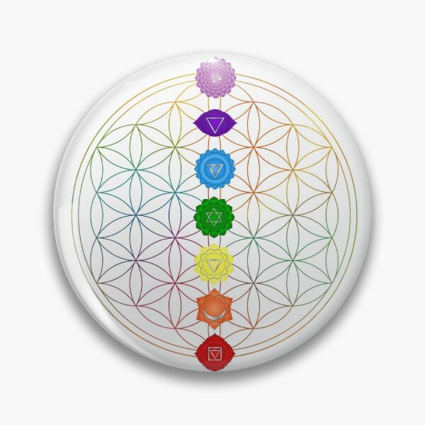 Item preview, Flor de la Vida Siete Chakras designed and sold by Bluepress.