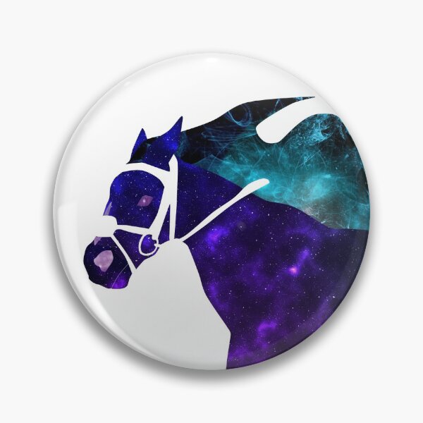 Artikelvorschau, Space Race Horse (kühle Farben) entworfen und verkauft von Bloodfire09.