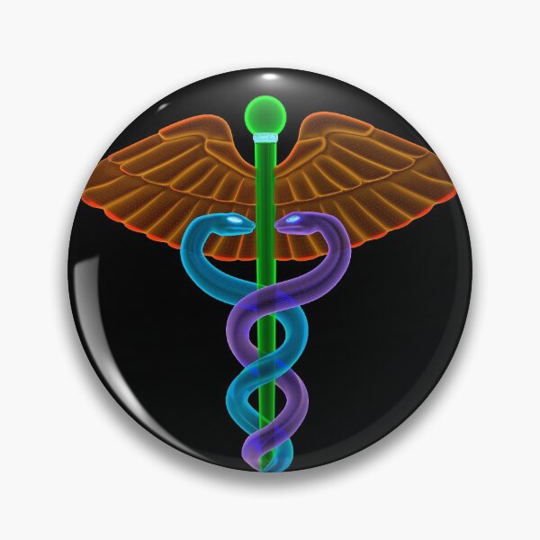 Item preview, Fluorescent Caduceus designed and sold by Smaragdas.