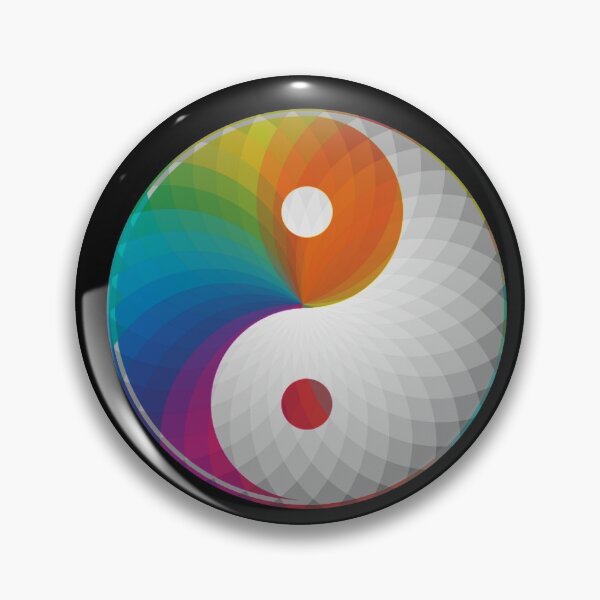 Item preview, Multi Color Yin Yang designed and sold by Bluepress.