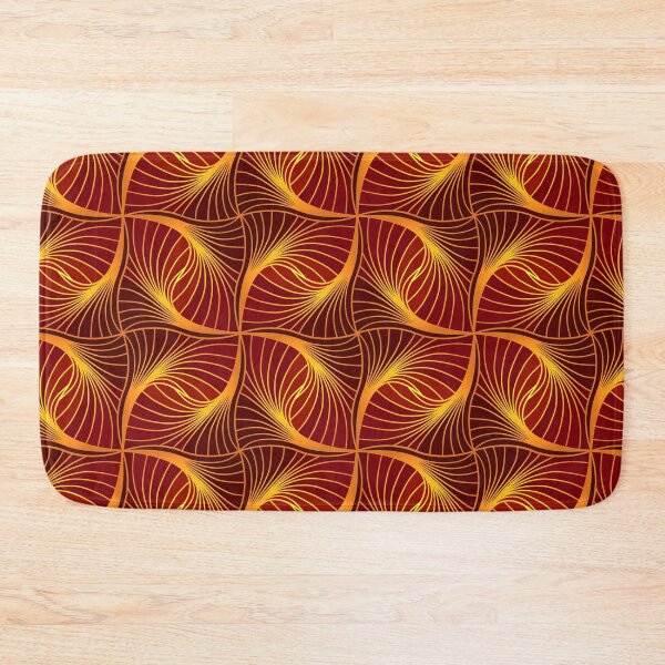 Item preview, Red, Russet, and Gold - Abstract Geometric Pattern by Amanda M Lucas designed and sold by Amanda Lucas.
