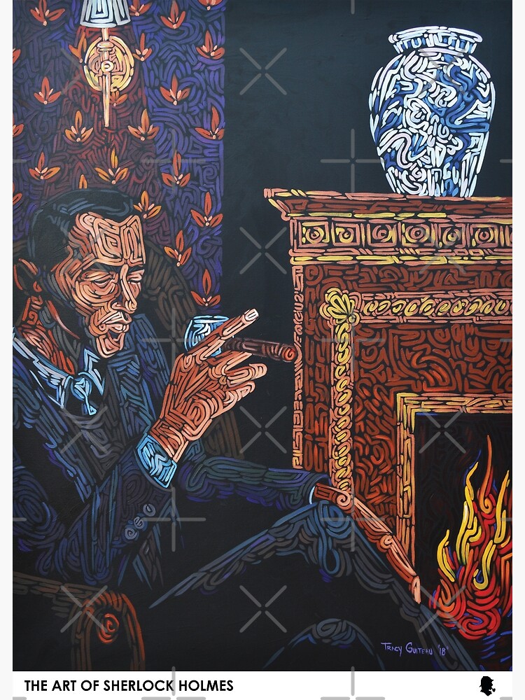 Thumbnail 3 of 3, Art Print, Art of Sherlock Holmes Guiteau designed and sold by mxpublishing.