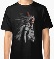 Mononoke Wolf Anime Tra Digital Painting Classic T-Shirt