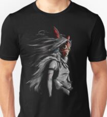Mononoke Wolf Anime Tra Digital Painting Unisex T-Shirt